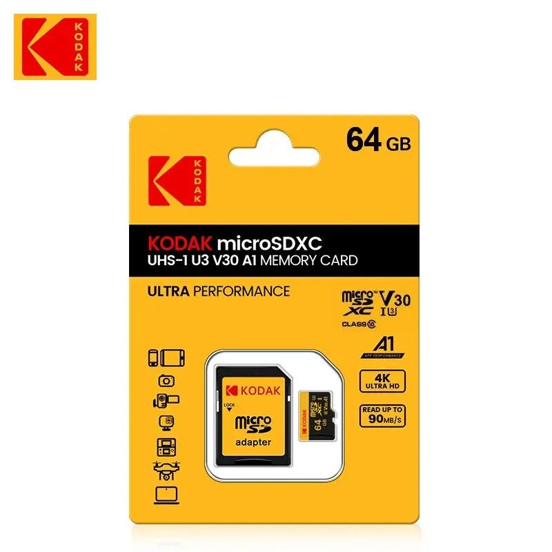 KODAK ũ SD ޸ ī 512GB 256GB ִ 90MB/s Ŭ 10 U3 32GB 64GB 128GB TF ī 4K HD USB ī   ũ